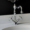 Miscelatore per Lavabo Monoforo in Ottone Cromato Made in Italy - Binsu