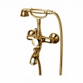 Miscelatore per Vasca da Bagno Esterno in Ottone Made in Italy - Neno