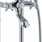 Miscelatore per Vasca da Terra Design Classico in Ottone Made in Italy - Lisca Viadurini
