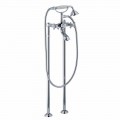 Miscelatore da Terra per Vasca Design Classico in Ottone Made in Italy - Lisca