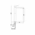 Miscelatore Prolungato per Lavabo Bagno Senza Scarico Made in Italy - Medida Viadurini