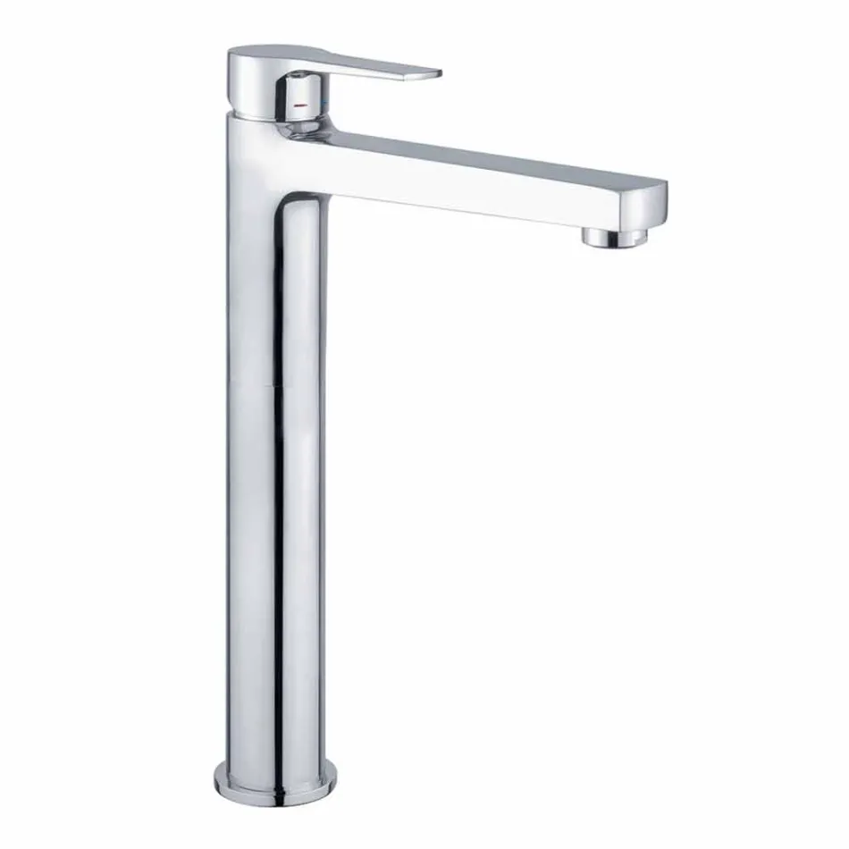 Miscelatore Prolungato per Lavabo in Ottone Moderno Made in Italy - Sindra Viadurini
