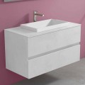Mobile Bagno con Lavabo a Incasso, Design Moderno a Sospensione - Casimira