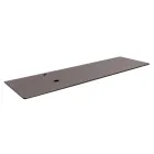 Mobile Bagno Sospeso 80 cm in Vetro 8 mm Temperato e Rovere Europeo - Excelsior Viadurini