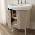 Mobile con Due Ante e Un Ripiano con Lavabo Made in Italy - Candy Viadurini
