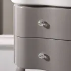 Mobile con Due Cassetti Laccato Lucido e Lavabo Made in Italy - Candy Viadurini
