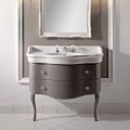 Mobile con Due Cassetti Laccato Lucido e Lavabo Made in Italy - Candy
