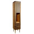 Mobile da Bagno a Colonna Realizzato in Teak Massello e Mogano - Plumeria