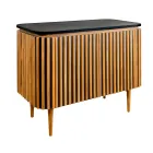 Mobile da Bagno in Teak Massello e Mogano Realizzato a Mano - Heliconia  Viadurini
