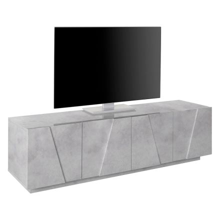 Mobile Porta Tv da Soggiorno con 4 Ante in Melaminico Made in Italy - Naditza Viadurini