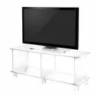 Mobile porta tv design moderno in plexiglass trasparente Mago Viadurini