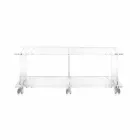 Mobile porta tv design moderno in plexiglass trasparente Mago Viadurini