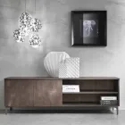 Mobile Porta Tv Moderno a Due Ante in Legno Nobilitato Made in Italy – Clemente Viadurini