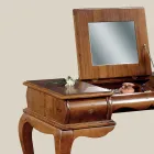 Mobile Toeletta Trucco Classica in Legno Noce Made in Italy - Hastings Viadurini