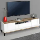 Mobile Tv in Nobilitato 2 Vani e 1 Cassetto Made in Italy - Florentino Viadurini