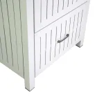 Mobiletto da Esterno in Alluminio con 2 Cassetti di Diverse Finiture - Hotel Viadurini