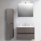 Mobili Arredo Bagno Sospesi in Mdf Laccato Made in Italy – Becky Viadurini