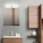 Mobili Bagno Sospesi di Design in Melaminico Olmo Noce – Becky Viadurini