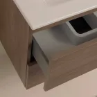 Mobili Bagno Sospesi di Design in Melaminico Olmo Noce – Becky Viadurini