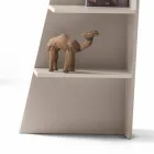 My Home Esquina libreria angolare design MDF laccato H220cm made Italy Viadurini