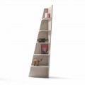 Libreria angolare di design MDF laccato Esquina made in Italy