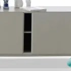My Home Mirage madia di design in MDF laccato H71xL210cm made in Italy Viadurini