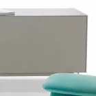 My Home Mirage madia di design in MDF laccato H71xL210cm made in Italy Viadurini