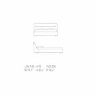 My Home Sleepway letto matrimoniale imbottito 180x90cm made in Italy Viadurini