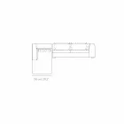 My Home Softly divano componibile di design in tessuto made in Italy Viadurini
