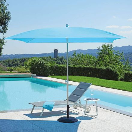 Ombrellone da Giardino con Struttura in Alluminio Rigato Anodizzato - Laila Viadurini