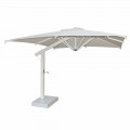 Ombrellone da Giardino 300x200 cm Contract in Alluminio Rettangolare - Lapillo