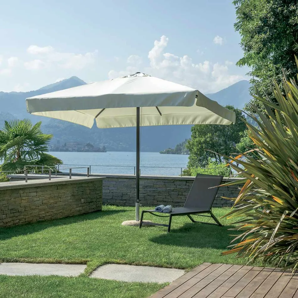 Ombrellone Quadrato 3x3 Metri in Poliestere Resinato - Arbor Viadurini