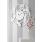 Orologio a Muro dal Design Grande Moderno Rotondo Colorato Decorato - Gatto Viadurini