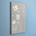 Orologio a Parete Design Marrone in Legno e Plexiglass Rettangolare - Silene