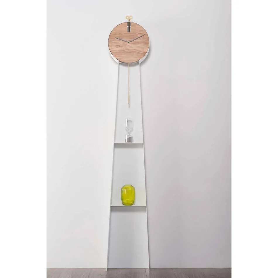 Orologio a Pendolo di Design con Struttura in Acciaio Made in Italy - Pendolino Viadurini