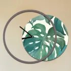 Orologio con Pannello in Legno e Stampato Made in Italy - Malawi Viadurini