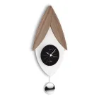 Orologio con Pendolo in Metacrilato Bisatinato Made in Italy - Great Viadurini