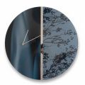 Orologio da Muro 50 cm Blu in Plexiglass Green Cast Stampato Made in Italy - Acquaria