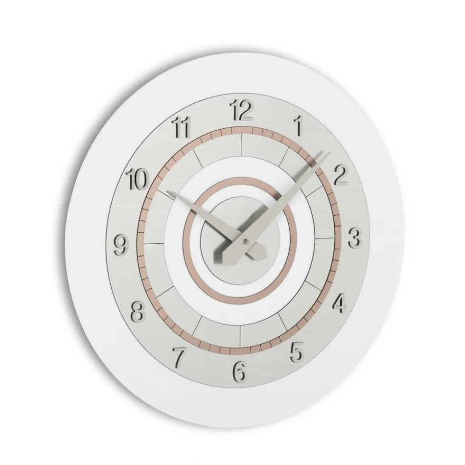 Orologio da Muro in PVC di Diverse Tonalità di Colore Made in Italy - Flusso Viadurini