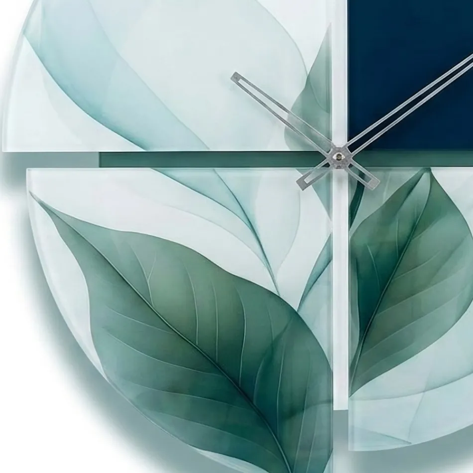 Orologio da Muro Metacrilato Stampato e Forme Geometriche Made in Italy - Lumea Viadurini