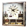 Orologio da muro su tela con telaio in legno di abete Stanley