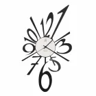 Orologio da Parete di Design in Ferro Nero o Alluminio Made in Italy – Oceano Viadurini