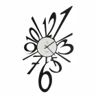 Orologio da Parete di Design in Ferro Nero o Alluminio Made in Italy – Oceano Viadurini