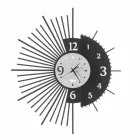 Orologio da Parete in Ferro Design Elegante Made in Italy - Aneto Viadurini