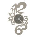 Orologio da Parete in Ferro Design Grande con Numeri Esterni - Acquarius