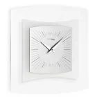 Orologio da Parete in Metacrilato Trasparente e Bisatinato Made in Italy - Glad Viadurini