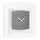 Orologio da Parete in Metacrilato Trasparente e Bisatinato Made in Italy - Glad Viadurini