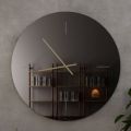 Orologio da Parete in Vetro con Lancette in Ottone Satinato - Radia