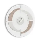 Orologio da parete moderno di design in diverse finiture Giove, fatto in Italia Viadurini