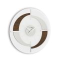 Orologio da parete moderno di design in diverse finiture Giove, fatto in Italia